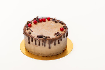Pastry on a white background