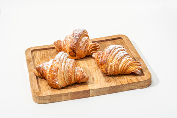 Pastry on a white background