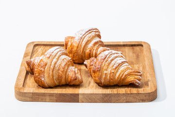Pastry on a white background