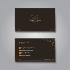 elegant template business card