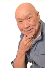 笑顔の日本人シニア