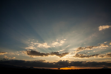 Obraz premium Stunning sunset