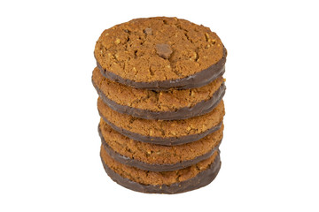 Fresh homemade cakes, isolate on a white background.