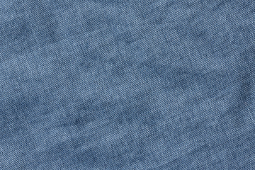 Fototapeta na wymiar Texture of old blue jeans for background.