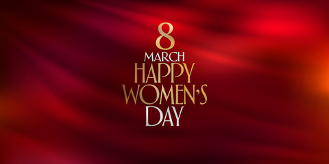 8 March. International Happy Women's Day Celebration. Billboard, Poster, Social Media, Story, Wishes Card, Greeting Card, Trendy Design Template. (TR: 8 Mart Dunya Kadinlar Gununuz Kutlu Olsun.) 