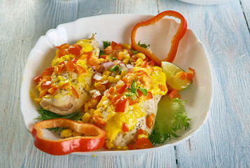 Dish Queso Chicken Bake