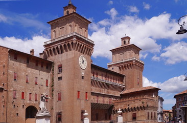 Obraz premium Este castle, Ferrara, Italy