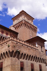 Obraz premium Este castle, Ferrara, Italy