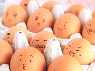 We are  first graders of elementary school! (eggs)...