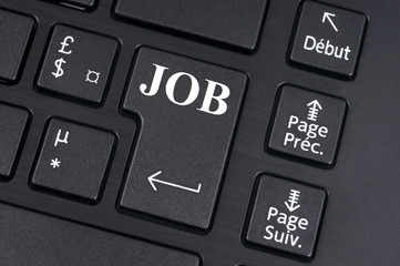 Job key on a computer keyboard