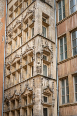 Façade renaissance dans le vieux Lyon