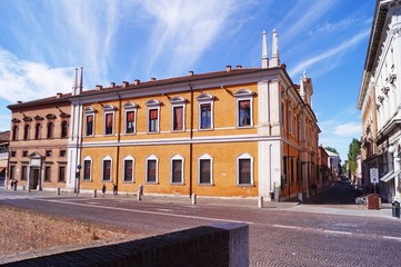 Palace in Largo Castello, Ferrara, Italy