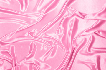 Pink luxury satin fabric texture for backgroundd