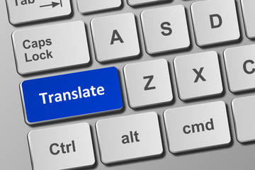 Keyboard with translate button