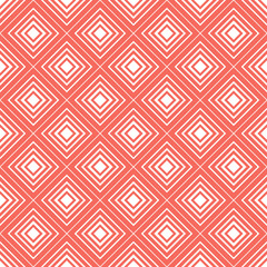 Seamless geometric pink banner. Vector illustration.