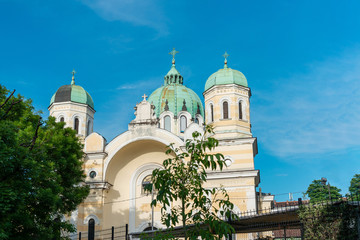 Traditional Cathedral building in Sofia, Bulgaria