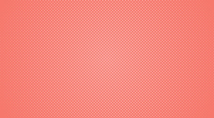 Pink pattern with polka dots. Vector illustration.