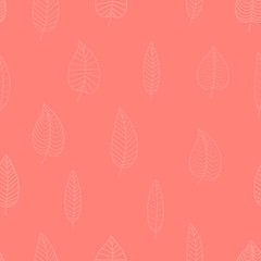 Seamless geometric pink banner. Vector illustration.