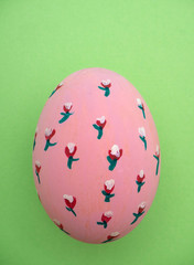 One colorful Easter eggs painted