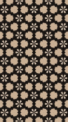 Ornate geometric pattern and abstract colored background