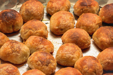 Baked crispy cookies