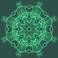 Копия круглый паттерн шаблон 57