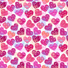 Seamless background with Linear birthday symbols . Vector illustration