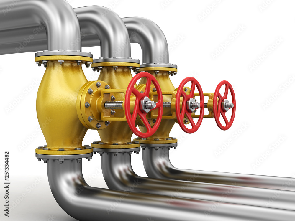 Poster pipeline. image with clipping path