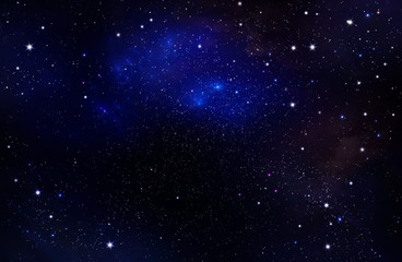 Obraz na płótnie Canvas background of the night sky with stars