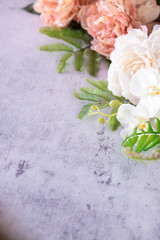 Obraz na płótnie Canvas Spring cherry blossom, toned, springtime blossoming flower background, pastel and soft floral card