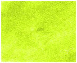 Green watercolor paper background. Abstract painted illustration. Splash and blots for text or design.