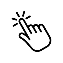 Obraz premium hand clicking icon