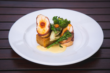 roast chicken dinner