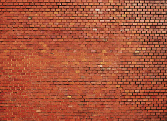 Naklejka na ściany i meble old red brick wall texture
