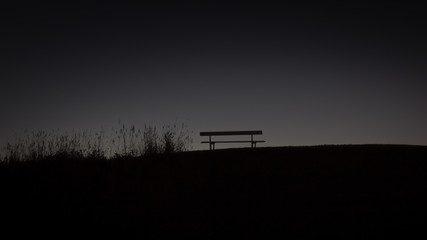 Bank zur Abendstunde