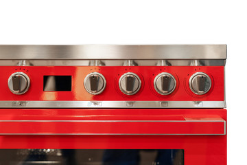 Photo of new modern and large gas stove