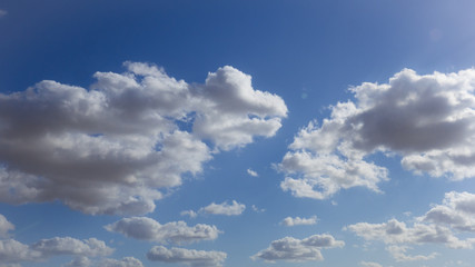 puffy clouds that look like puffs of cotton. Cumulus clouds that do not get very tall are...