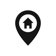 Pin. Location. Home. Vector.