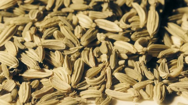 Cumin seeds macro shot