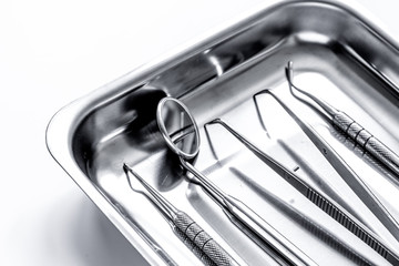 preparation of dental instruments before work