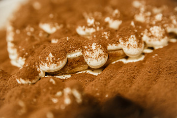Cake with cream