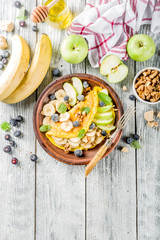 Sweet stuffed egg omelette