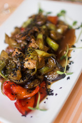 meat with vegetables