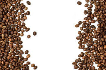 The preparation made from coffee grains. 