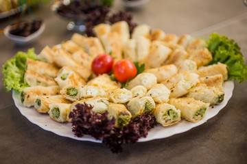 buffet table