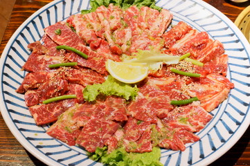 BBQ house meat Bake dinner