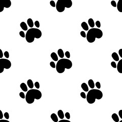 Cute paws pattern