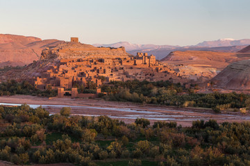 Obraz premium View of old village called Ait Ben Haddou, the place where lots of succesful movies was made. Morocco