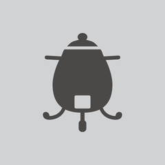Tandoor icon isolated sign symbol and flat style for app, web and digital design. Vector illustration.