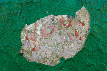 Texture of an old wall, paint.